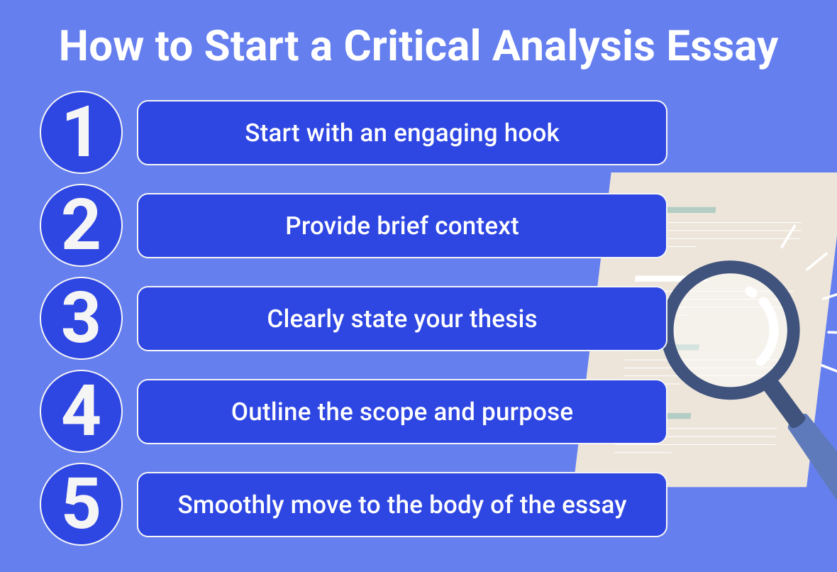 HOW TO WRITE A CRITICAL ANALYSIS ESSAY FOR DUMMIES visual data 7